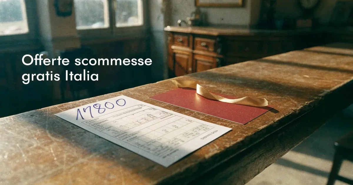 Gratis scommesse sportive in Italia 2026: cosa valgono davvero i bonus